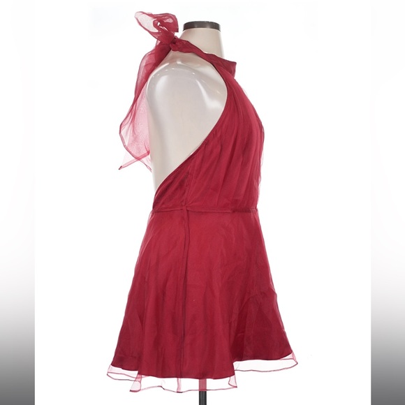 Lovers & Friends Heartbreaker Red Tulle Mini Dress Women’s XL - Picture 5 of 8